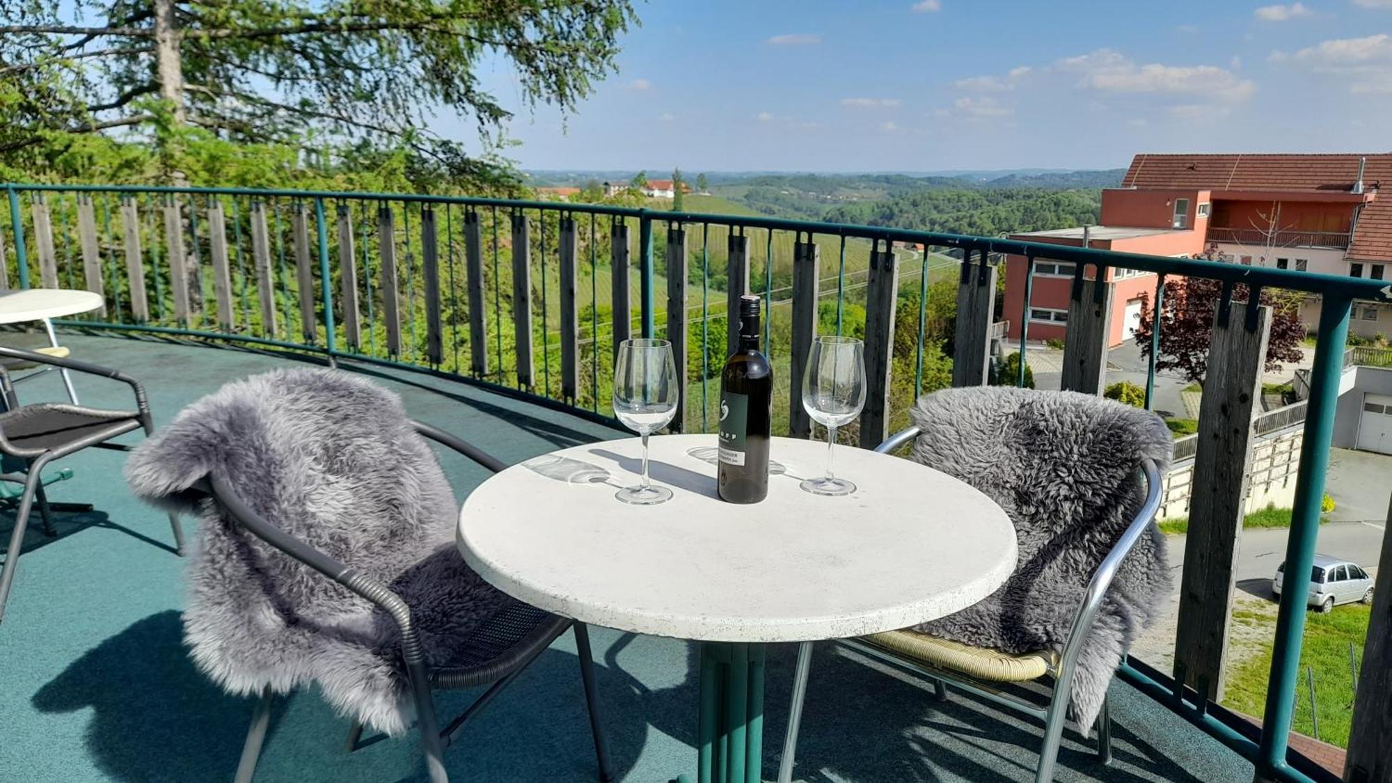 Glanz Und Gloria Weingartenapartment An Der Kellerstrasse, Viele Buschenschaenke, Sehr Ruhige Lage, Herrliche Aussicht! Appartement Leutschach